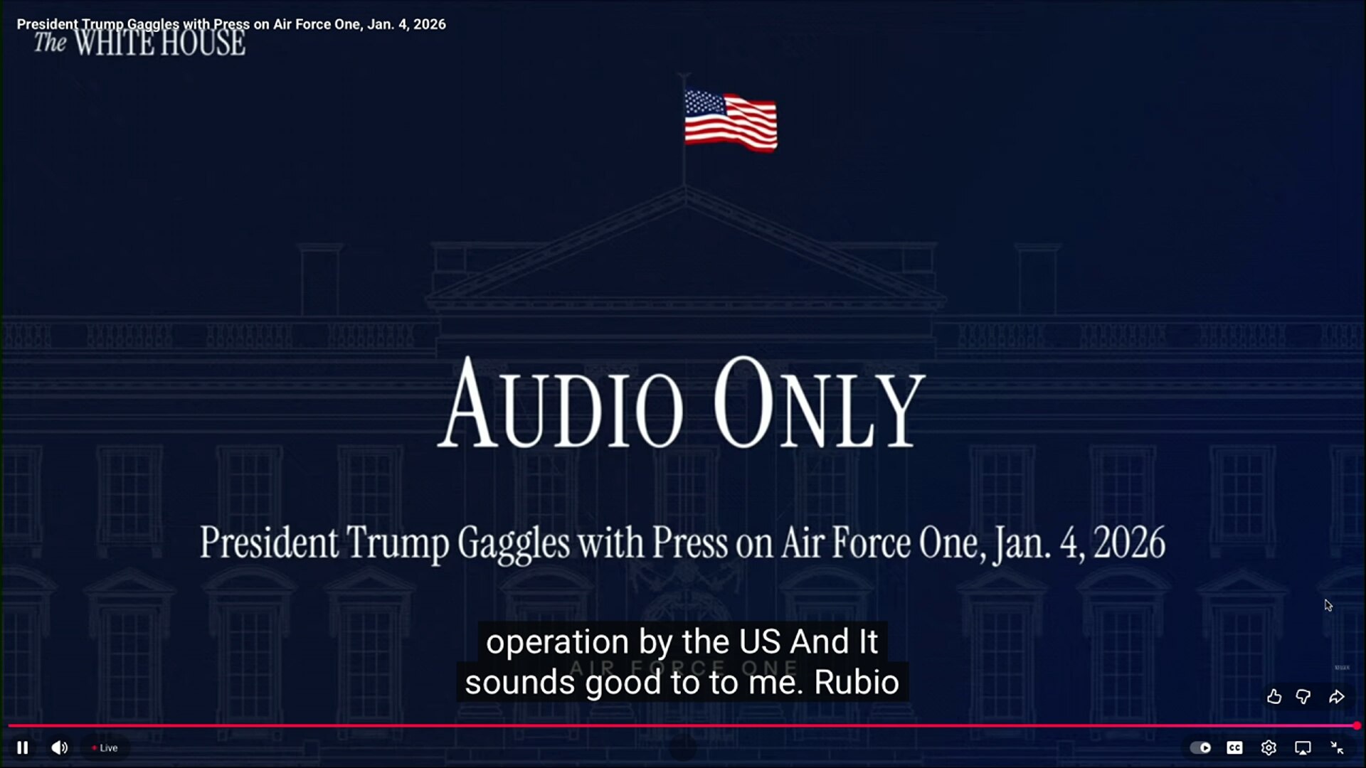 (1/4) Trump Returns to D.C. After Maduro Arrest