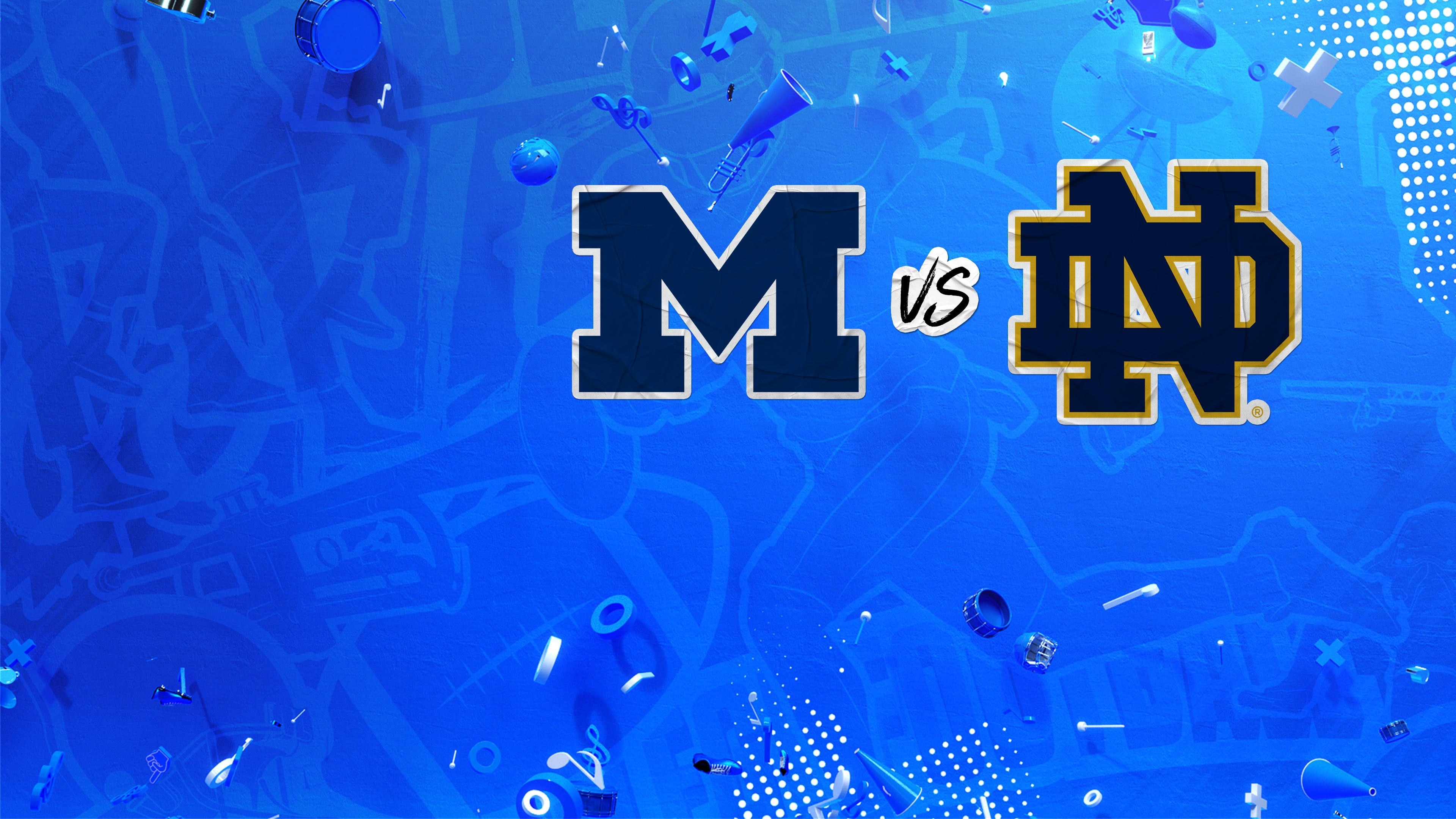 Michigan at Notre Dame - 9/13/86