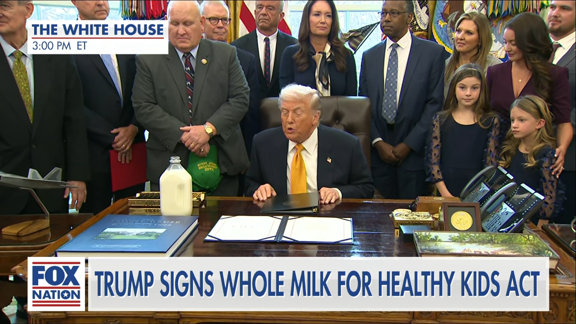 (1/14) Whole Milk for Healthy Kids Act Signing