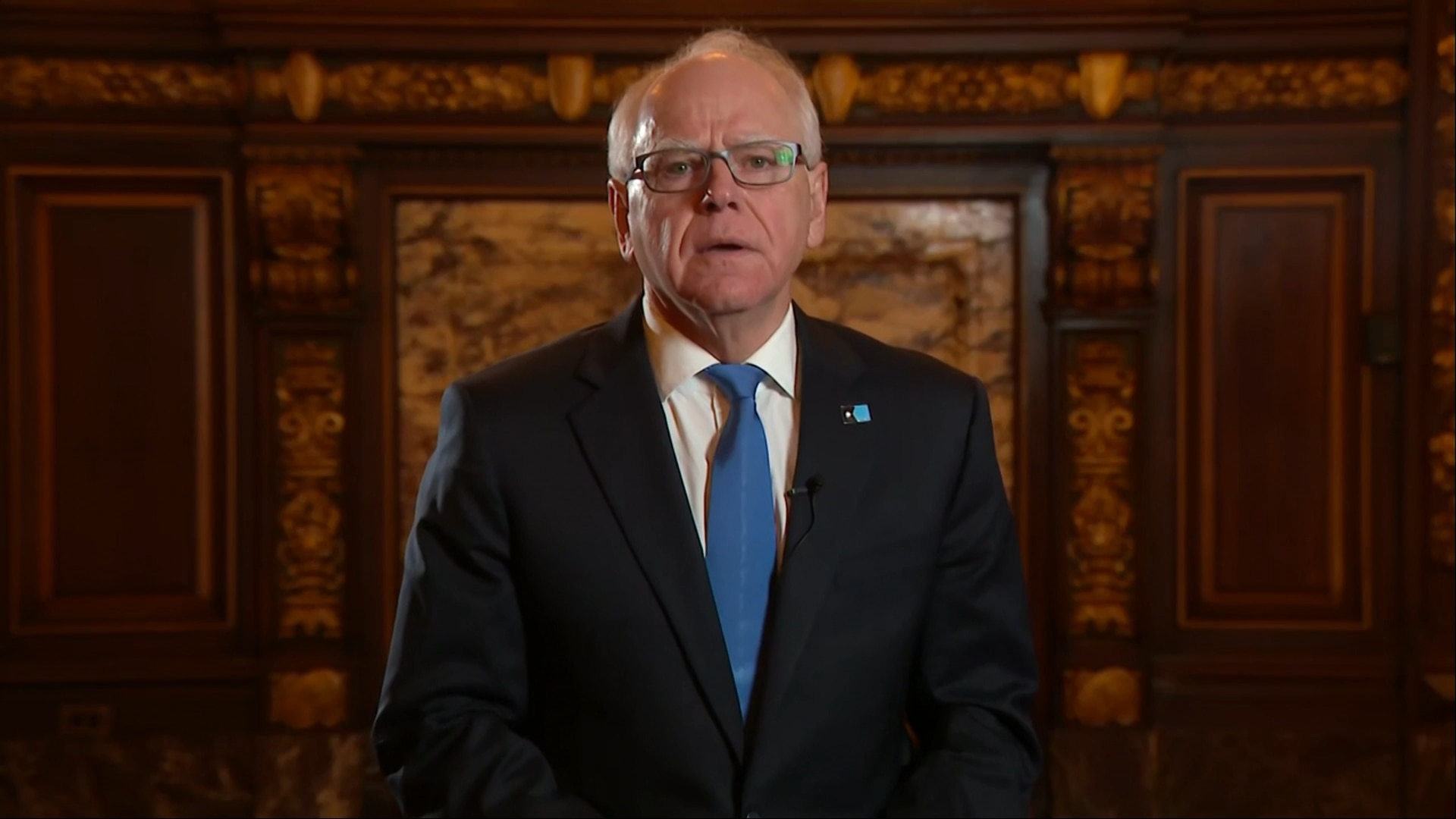 Walz Gives Statewide Address