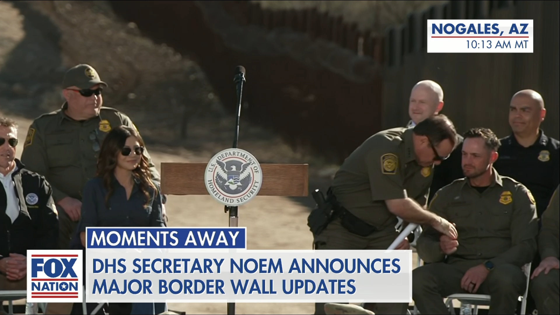 Homeland Security Secretary Kristi Noem Remarks - (2/4) Nogales, Arizona Border Wall Updates