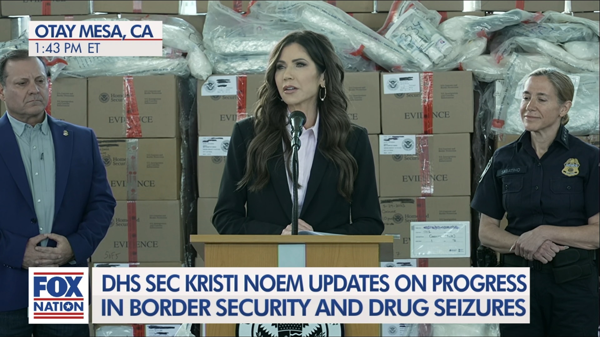 Homeland Security Secretary Kristi Noem Remarks - (2/12) California Border Activity Updates