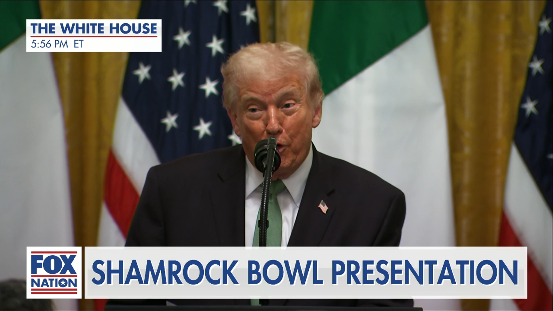 White House Celebrates St. Patrick's Day - (3/17) Shamrock Bowl Presentation