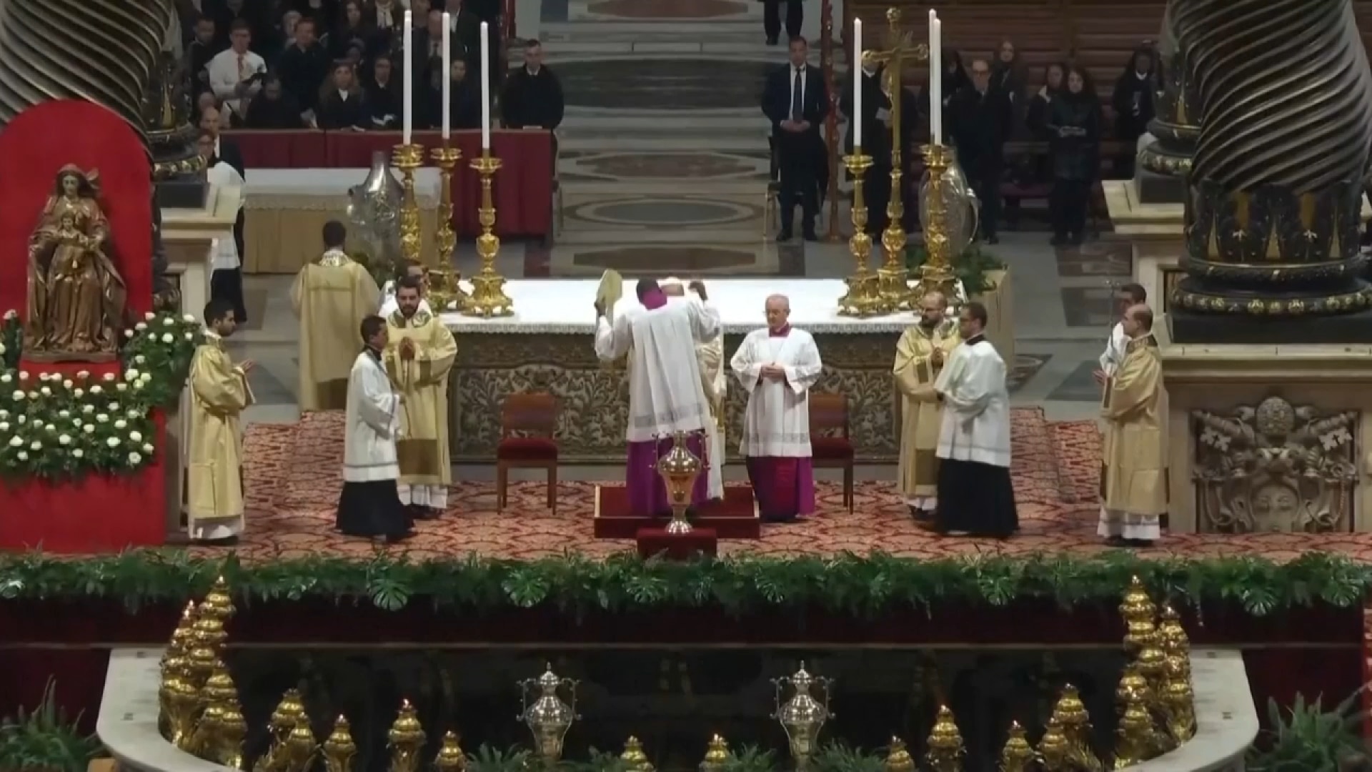 Pope Leo's Holy Week Celebration - Holy Thursday in Vatican City