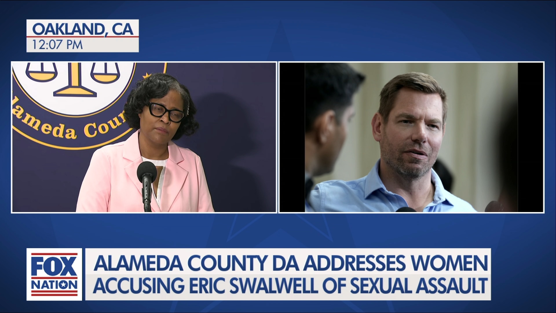 Eric Swalwell Sexual Misconduct Allegations - Alameda DA Addresses Swalwell Allegations in CA