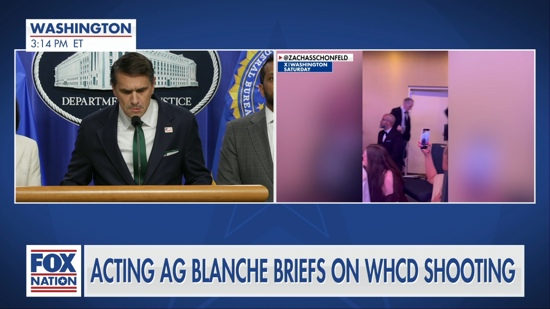 White House Correspondents' Dinner Shooting - (4/27) Patel, Blanche, Pirro Investigation Update
