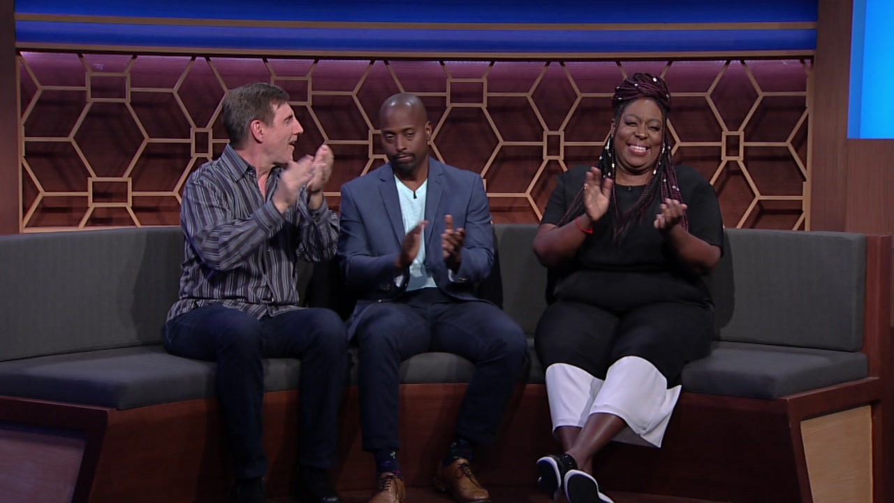 Loni Love and Tim Bagley vs. Lisa Kudrow and Patrick Fabian