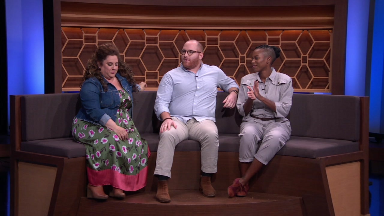 Marissa Jaret Winokur, Sasheer Zamata, Lance Bass, Joey Fatone