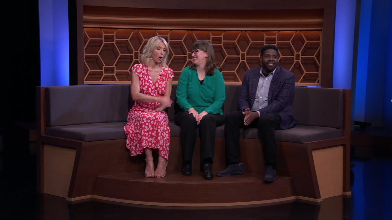 Debbie Matenopoulos and Ron Funches vs. Melissa Peterman and Lea Thompson