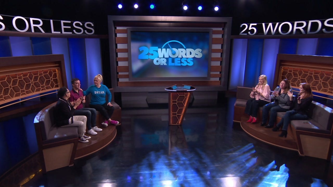 Nico Santos and Caroline Rhea vs. Melissa Peterman and Marcia Cross