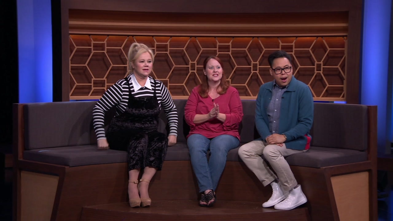 Caroline Rhea and Nico Santos vs. Melissa Peterman and Marica Cross