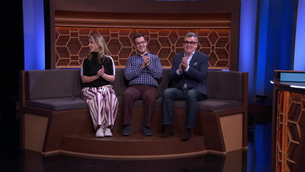 Peri Gilpin, Greg Proops, Matt Iseman, Amber Stevens West