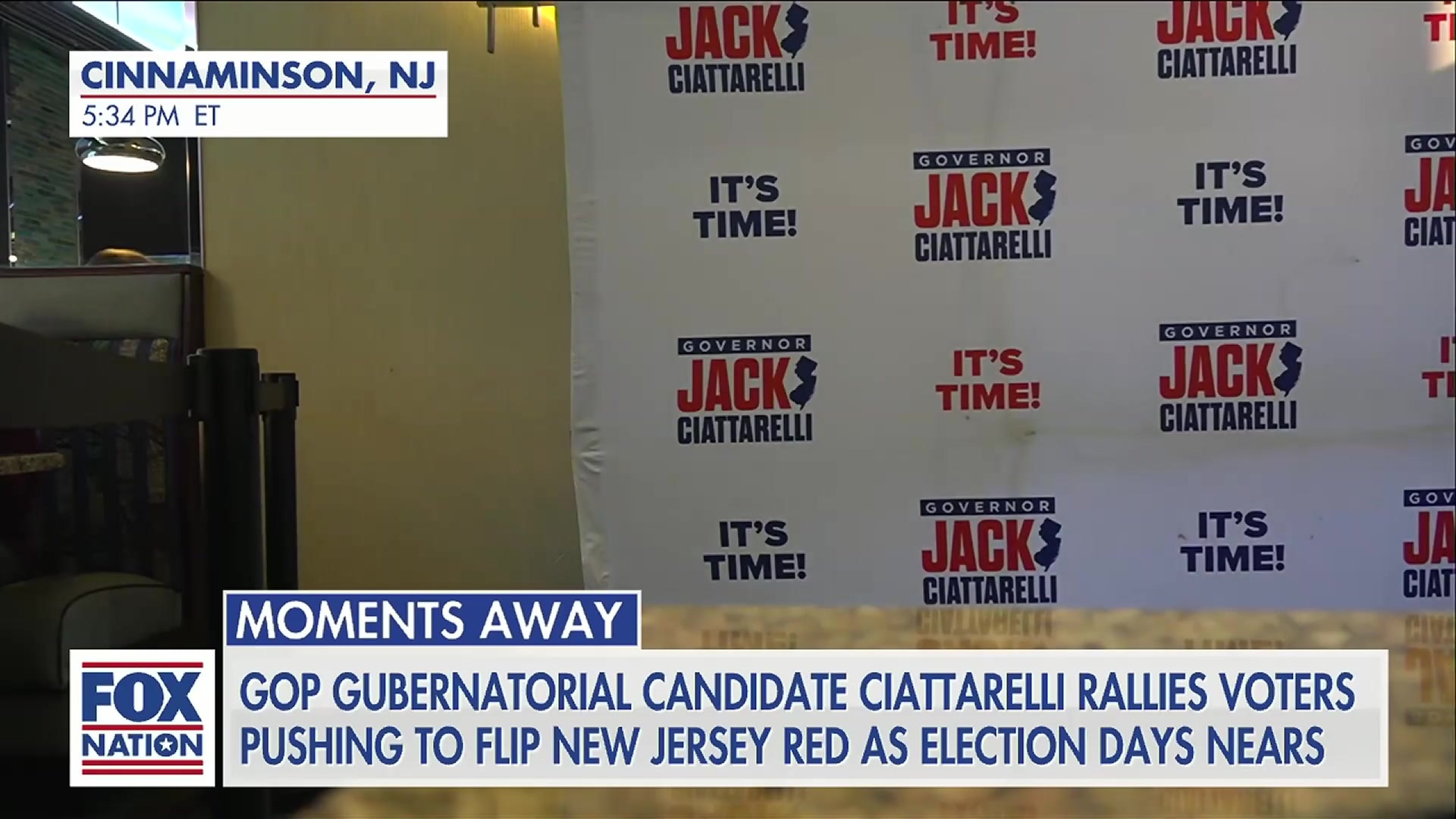 Ciattarelli Rallies Cinnaminson
