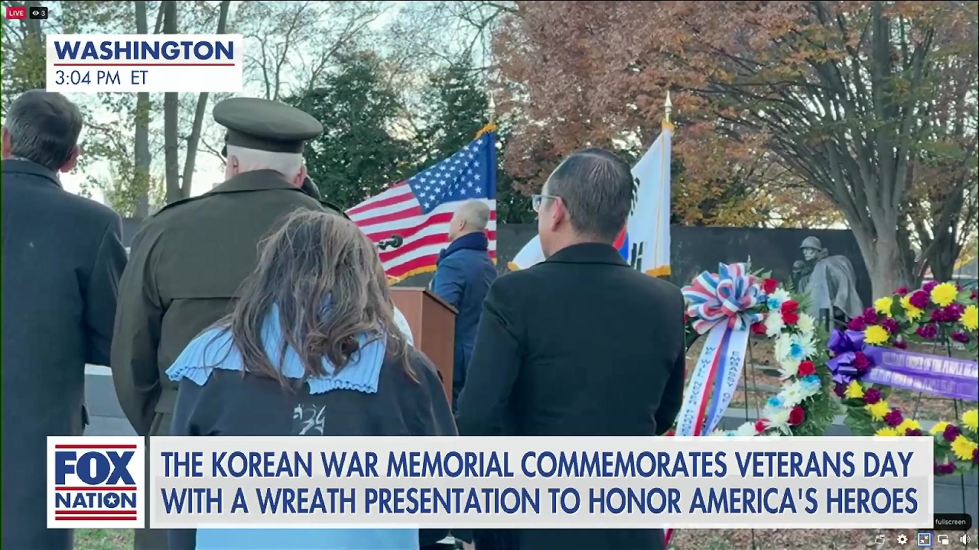 Korean War Veterans Memorial Service