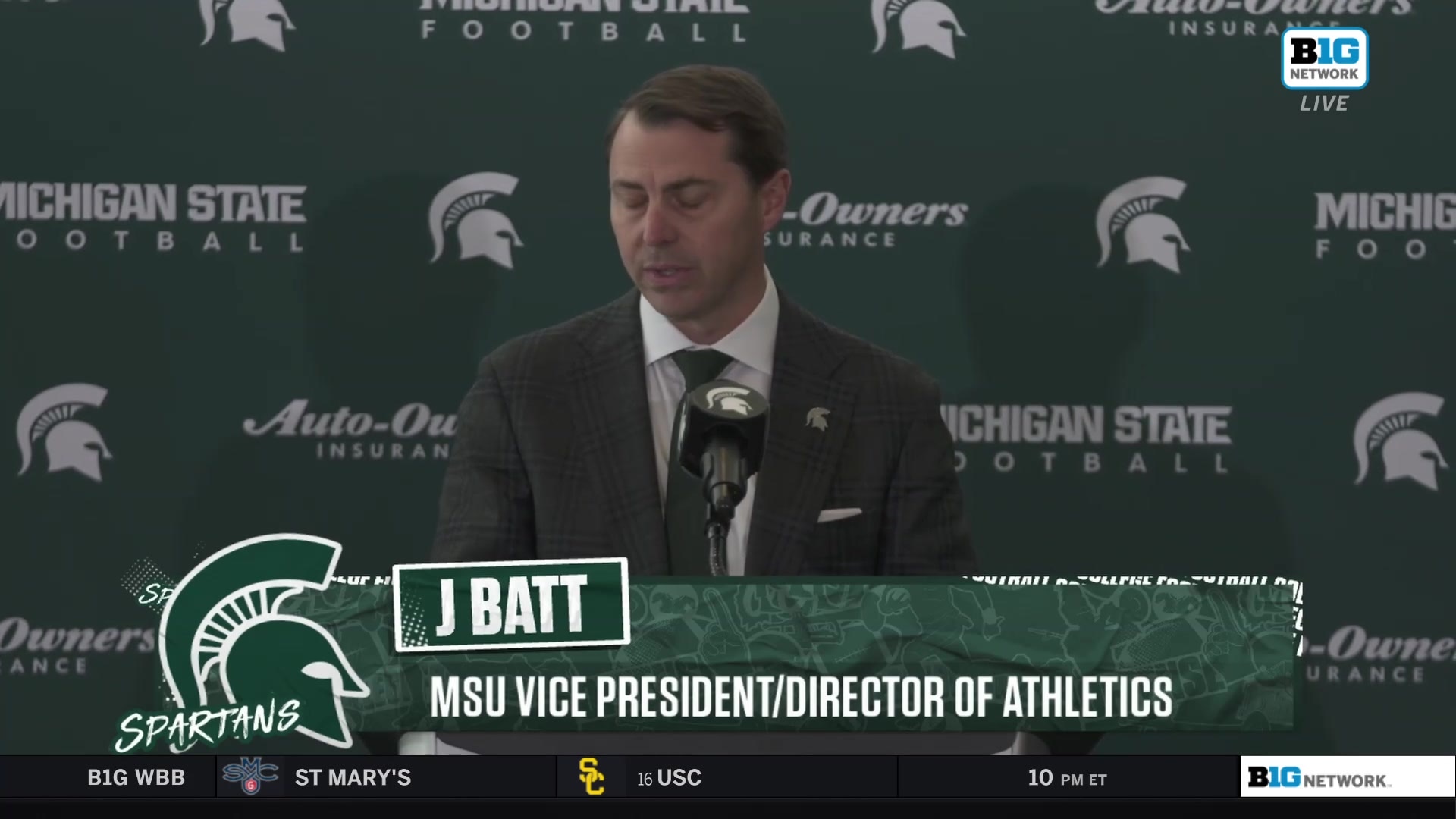 Michigan State Football: Pat Fitzgerald Introductory Press Conference