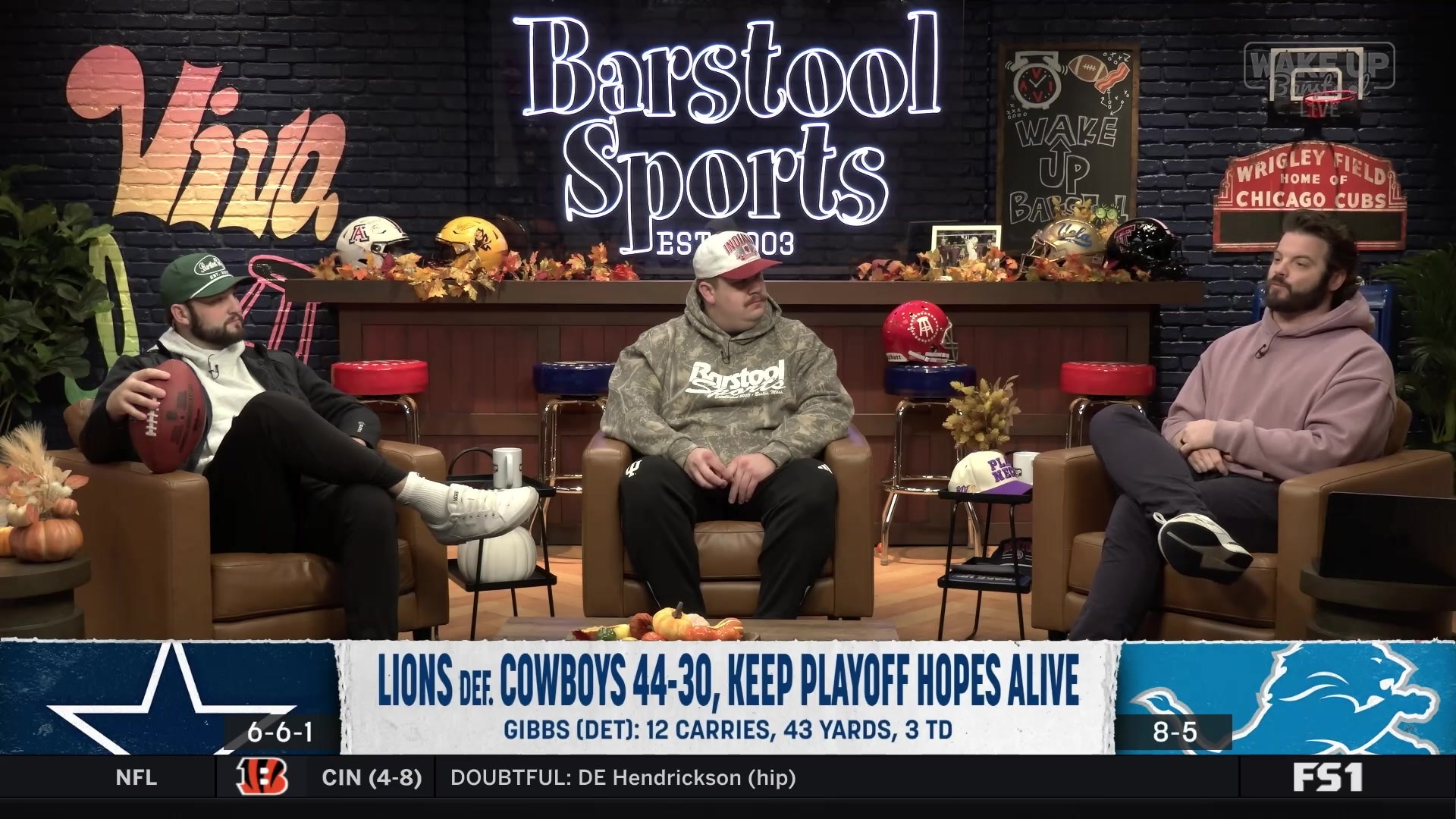 Wake Up Barstool - Friday, December 5