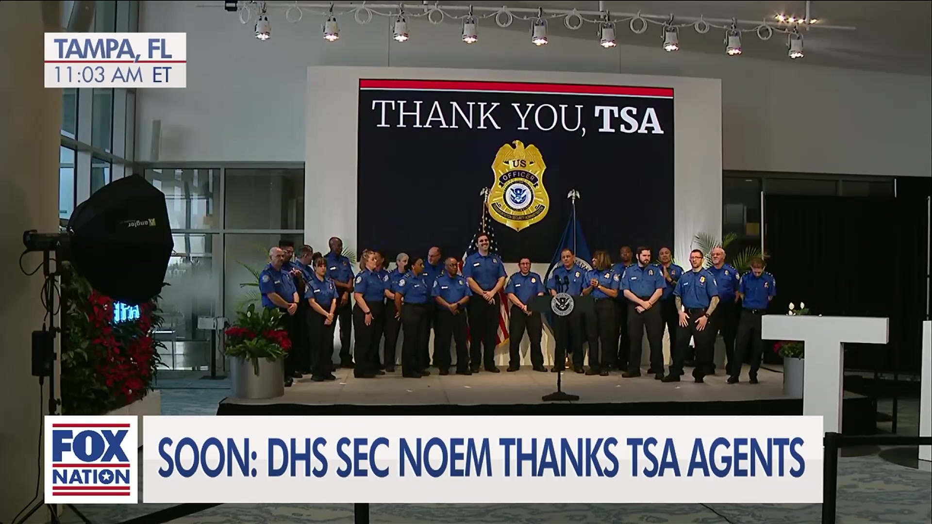 (12/8) Sec Noem on TSA Upgrades