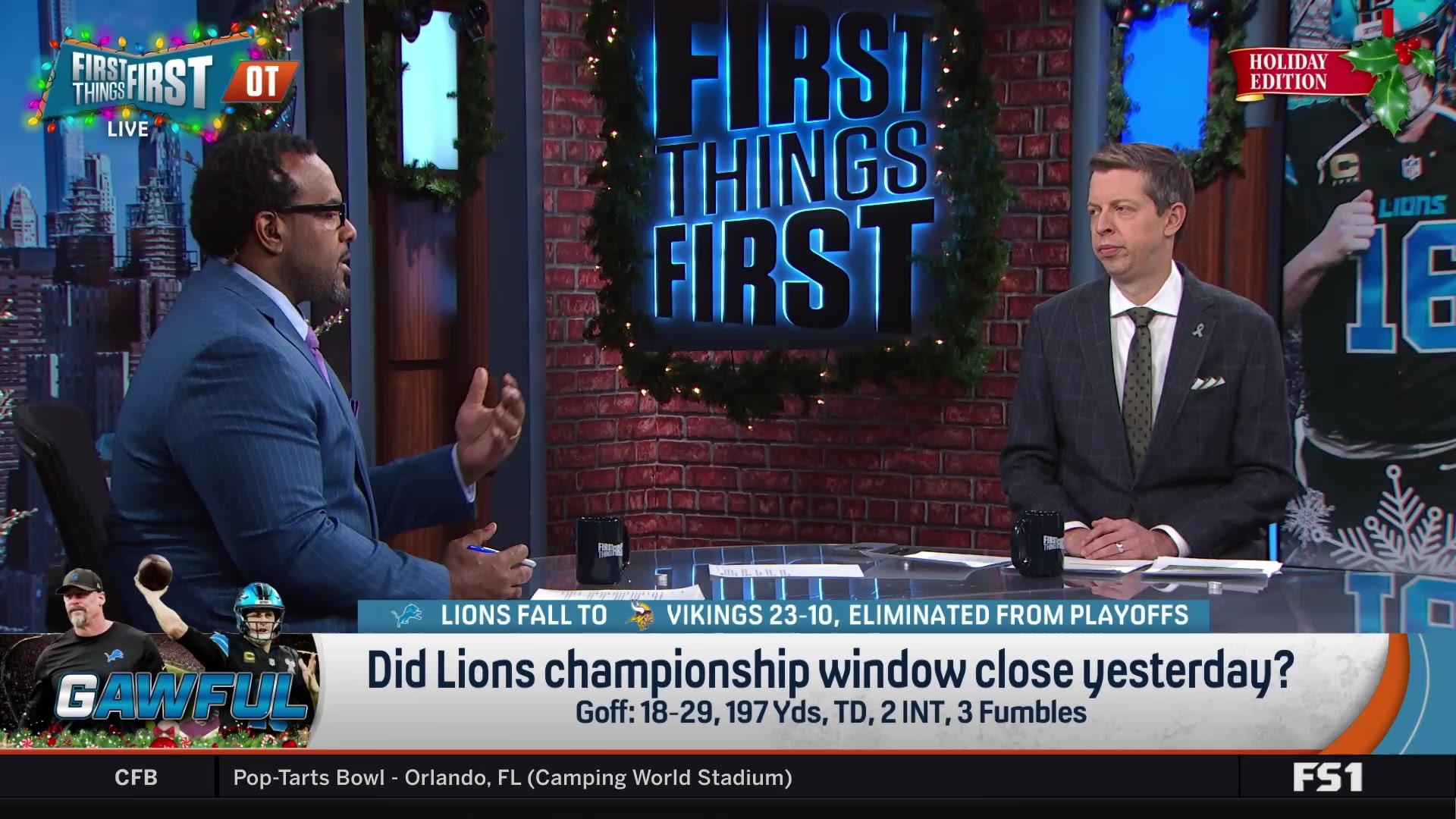 First Things First: OT - Friday, December 26