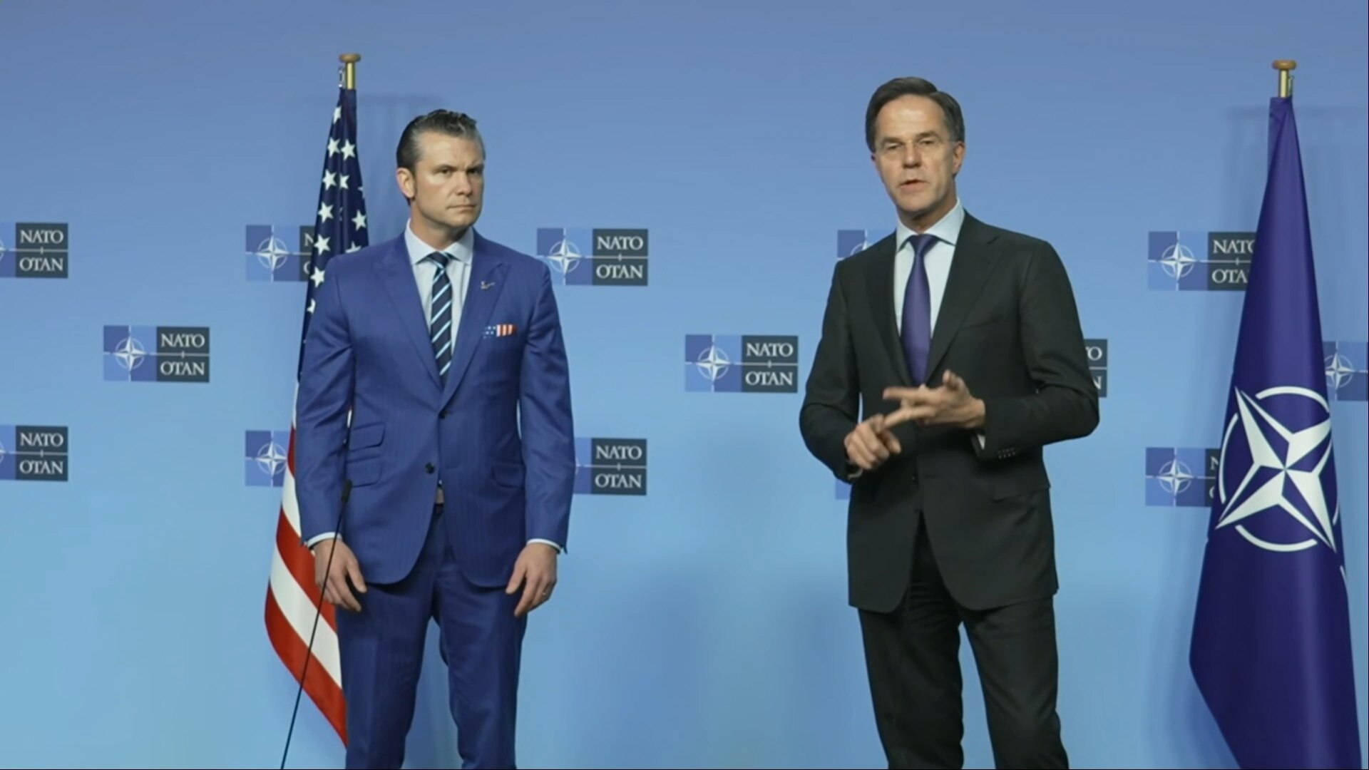 Hegseth Meets With NATO Secretary General
