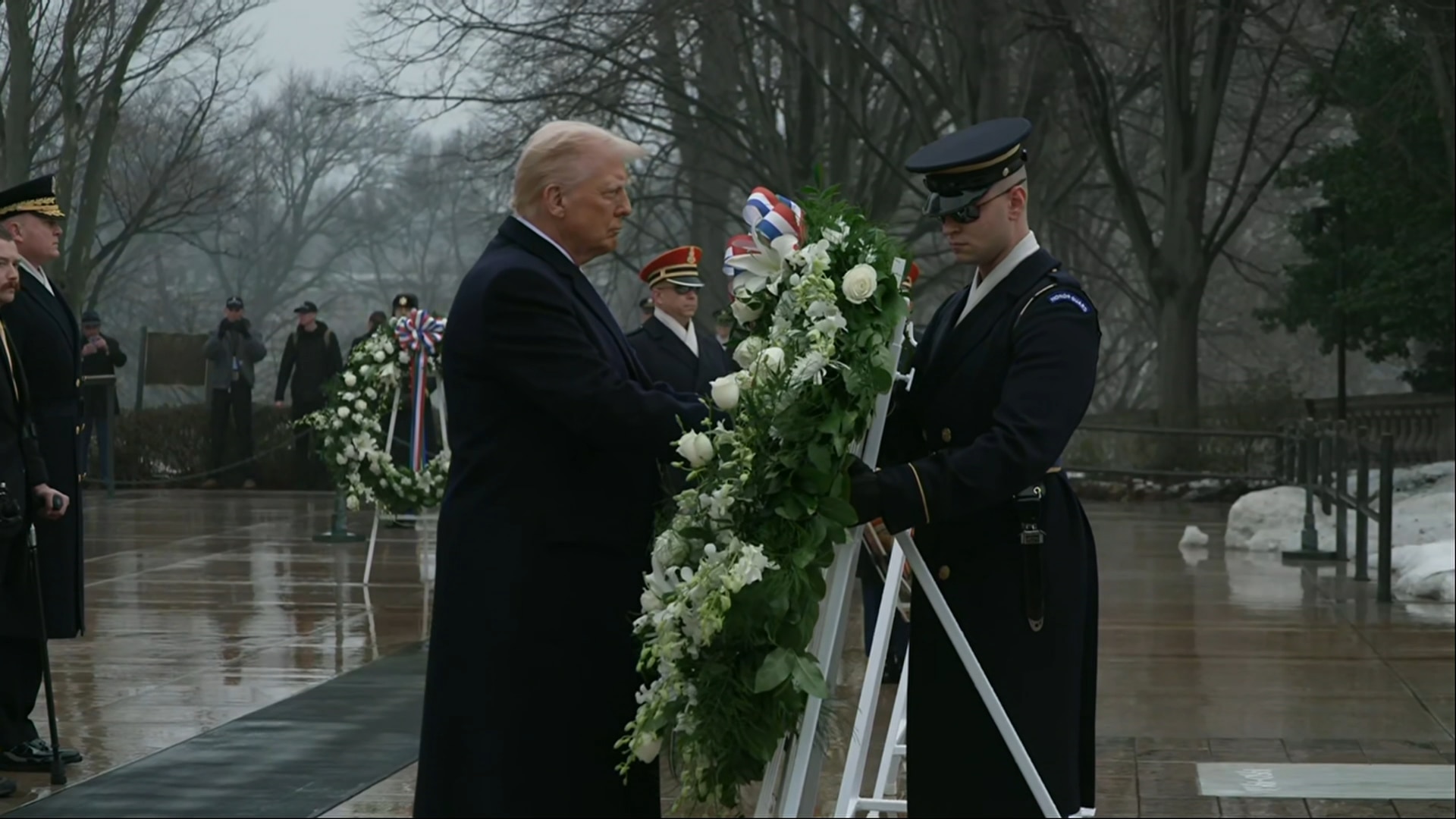 Tomb of the Unknown Solider Wreath-Laying Ceremony