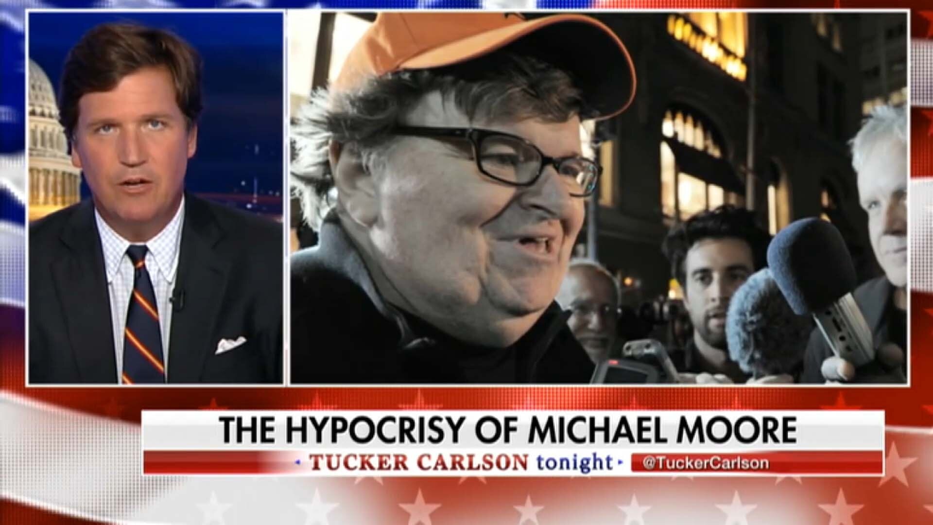 Tucker Carlson Tonight: The Vault - 'The Hypocrisy of Michael Moore': Tucker, Gutfeld on Filmmaker's Anti-Trump Rhetoric