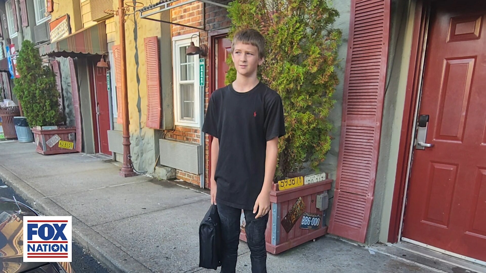 HIT AND RUN COWARD Mows Hero Boy Down Dead