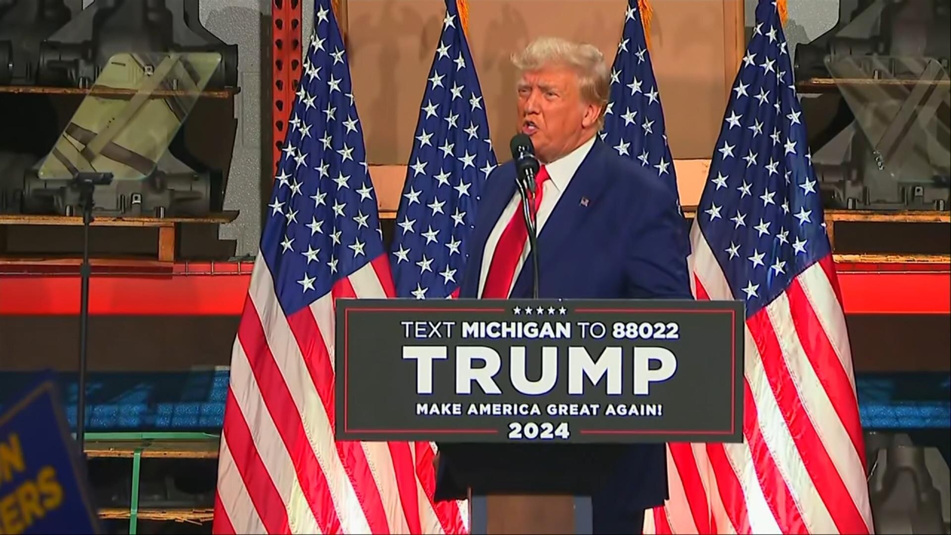 Donald Trump: Clinton, MI