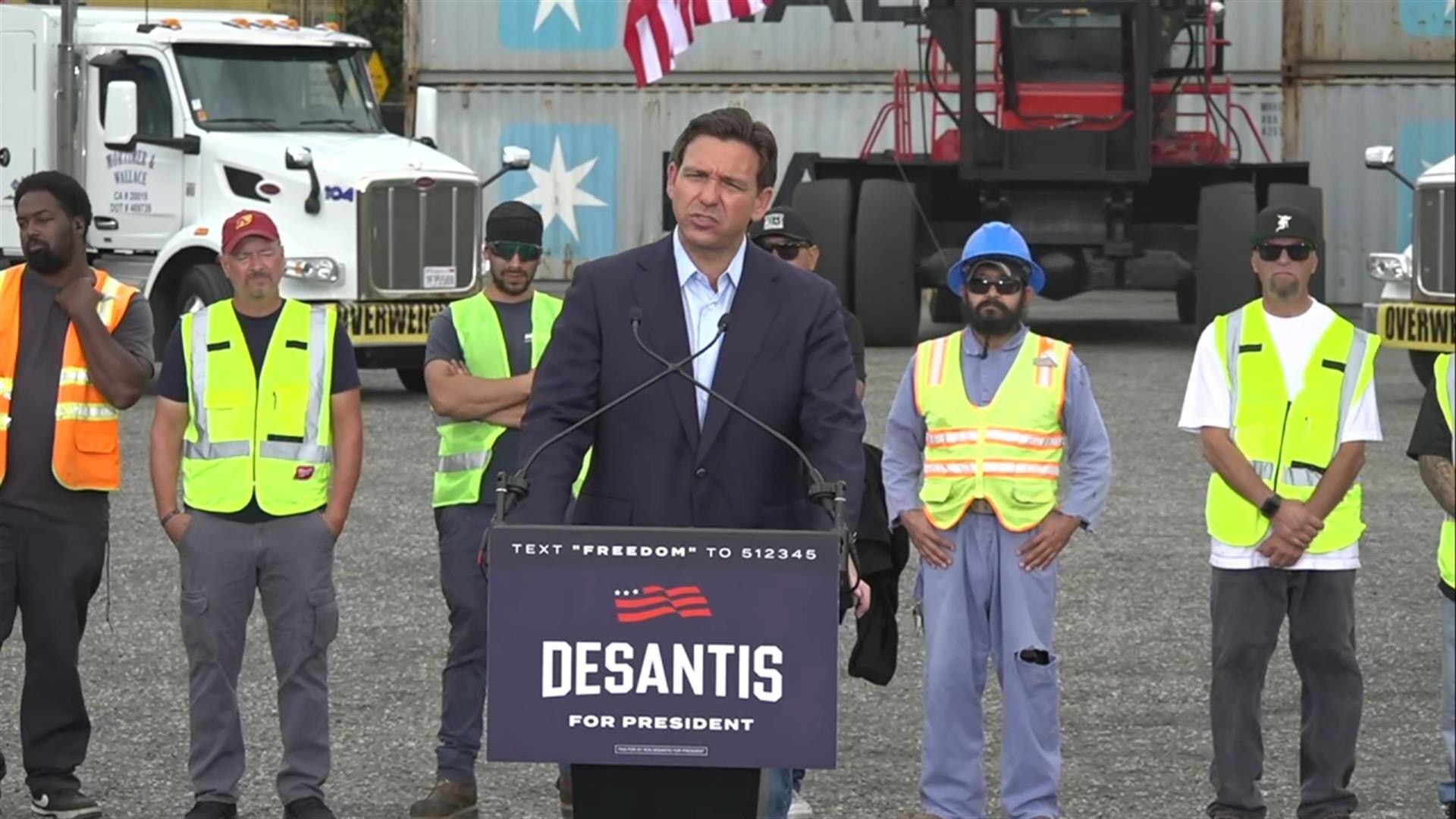 Ron DeSantis: Long Beach, CA