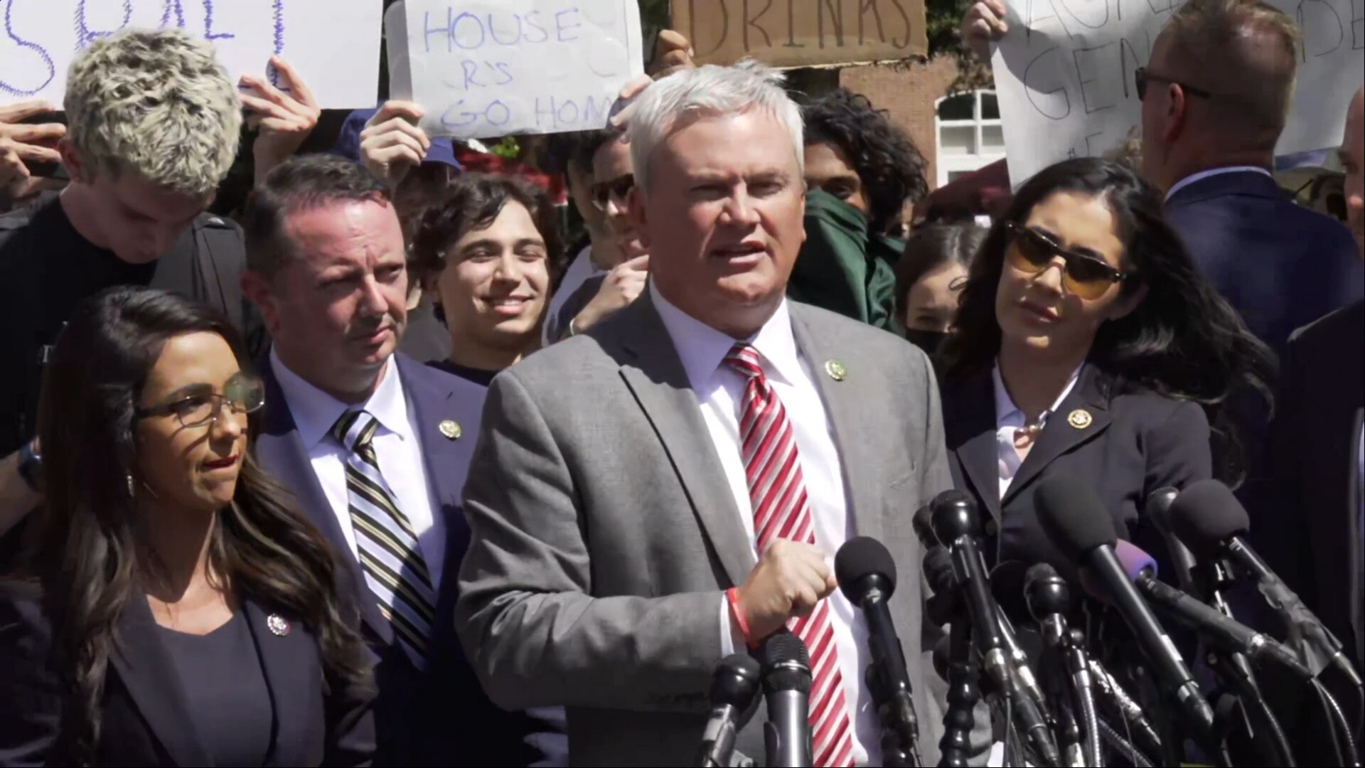 Congress Slams GWU Protests