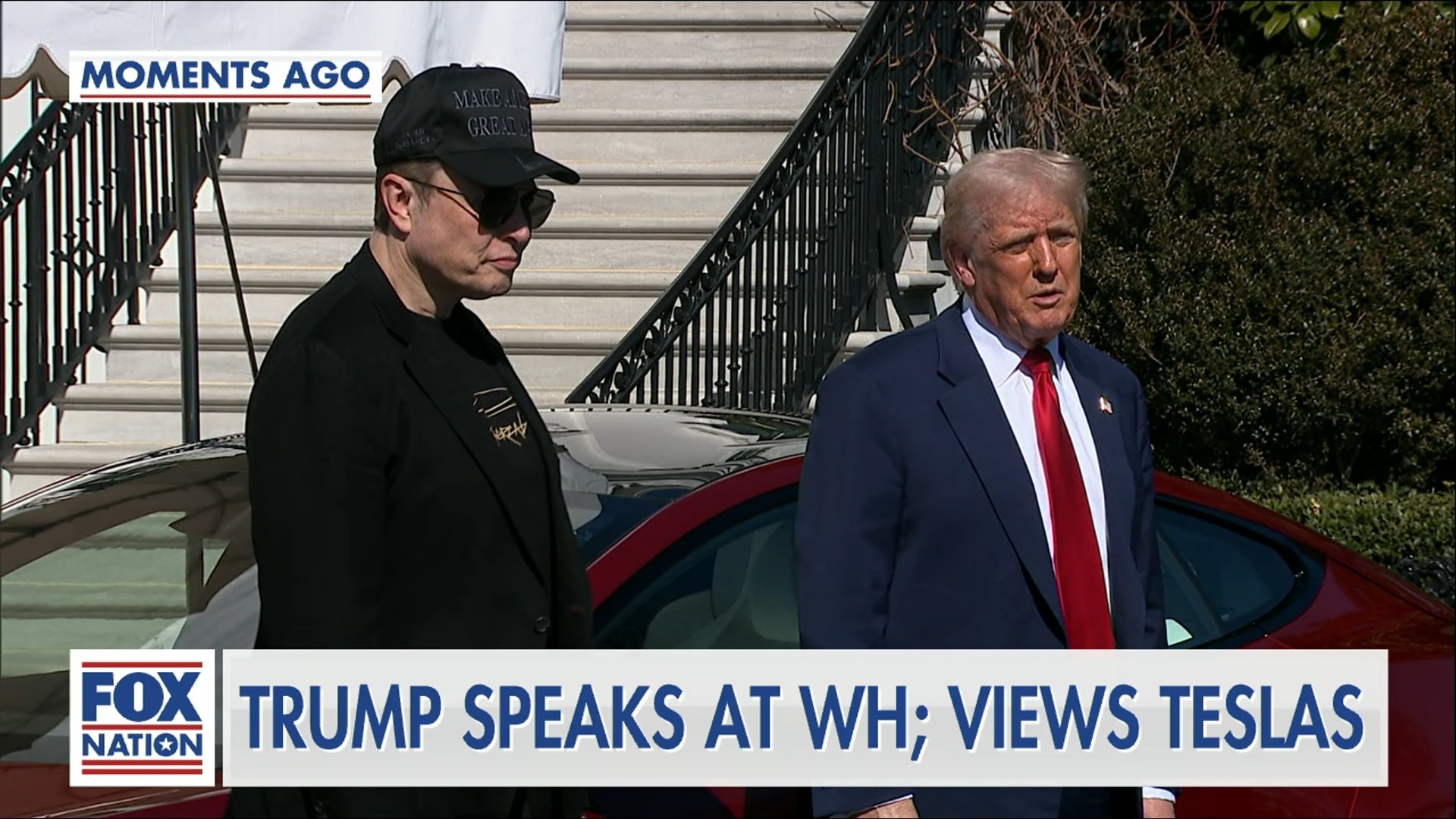 President Donald Trump Remarks - (3/11) Trump Buys Tesla in Support of Musk