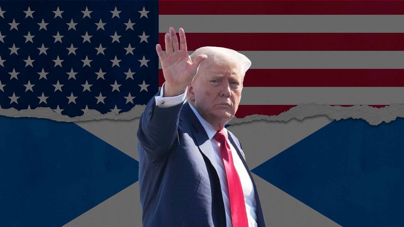 Trump Travels Across the Pond