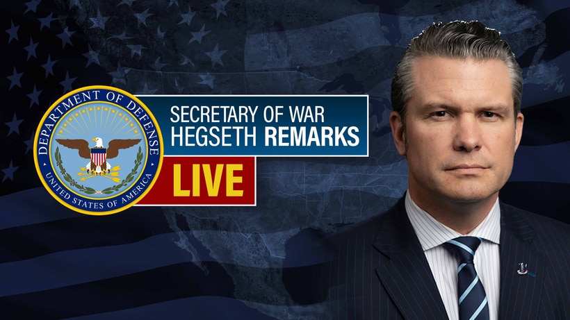 Secretary of War Hegseth Remarks Live