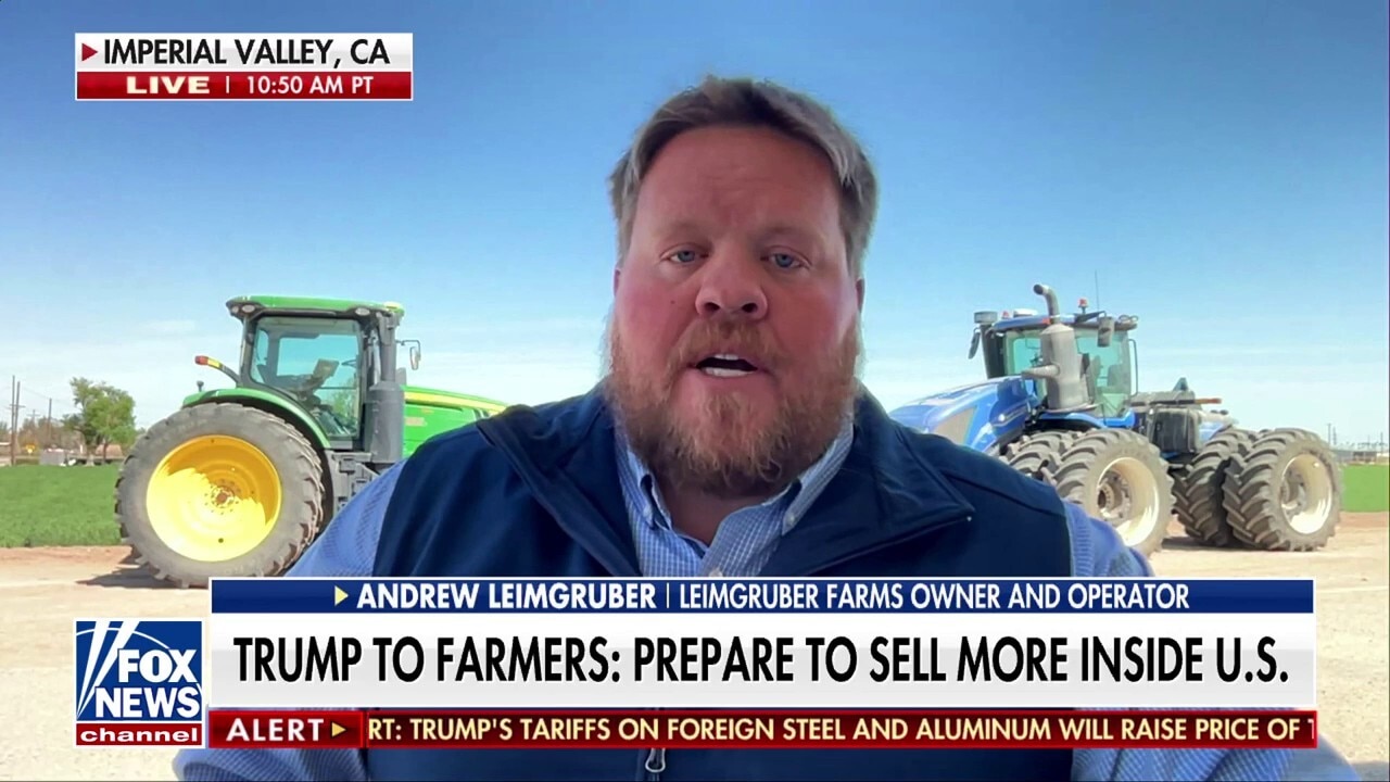 Farmer touts external agriculture tariffs: 'This gives us the advantage'