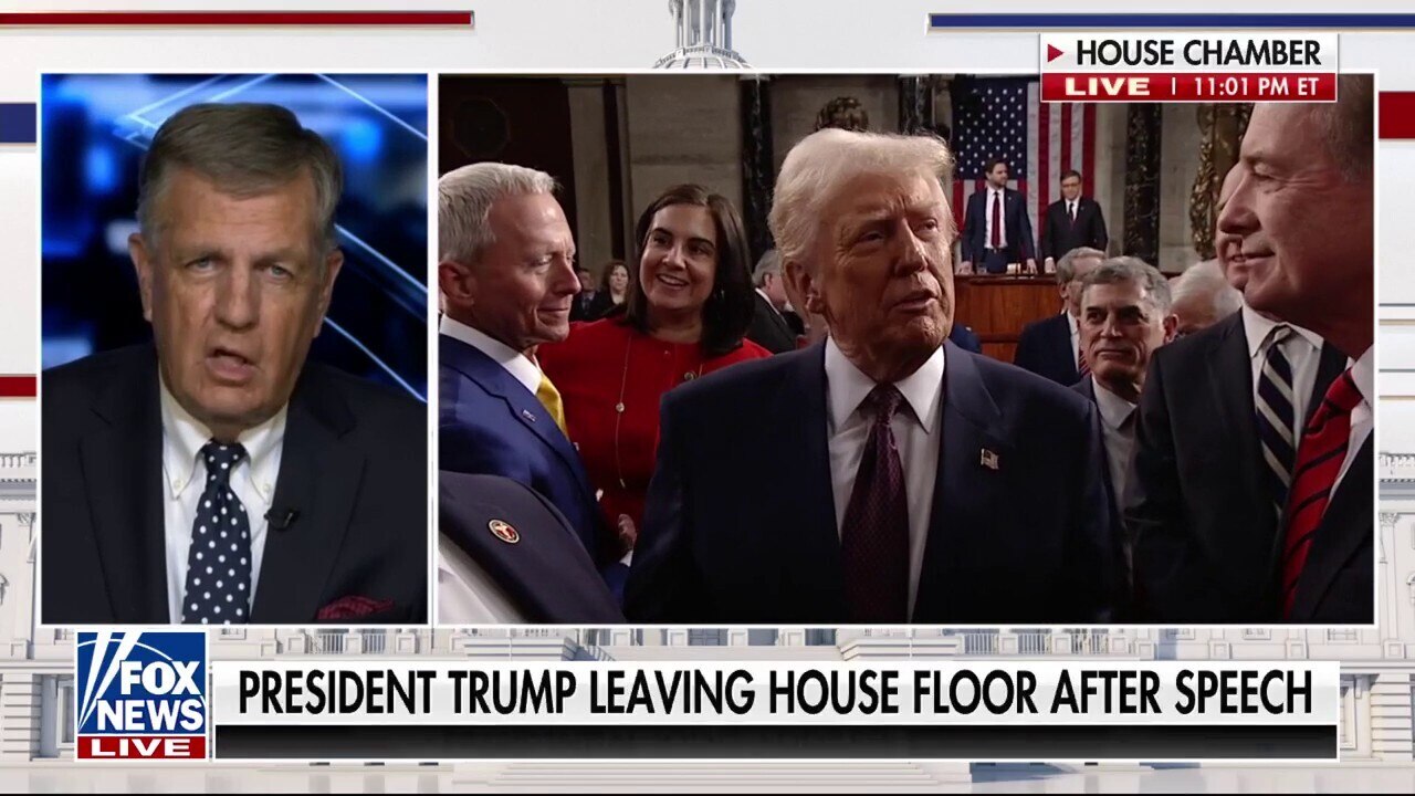 If anyone doubted Trump is the ‘political colossus’ of our time, his joint address 'put that to rest,' says Brit Hume