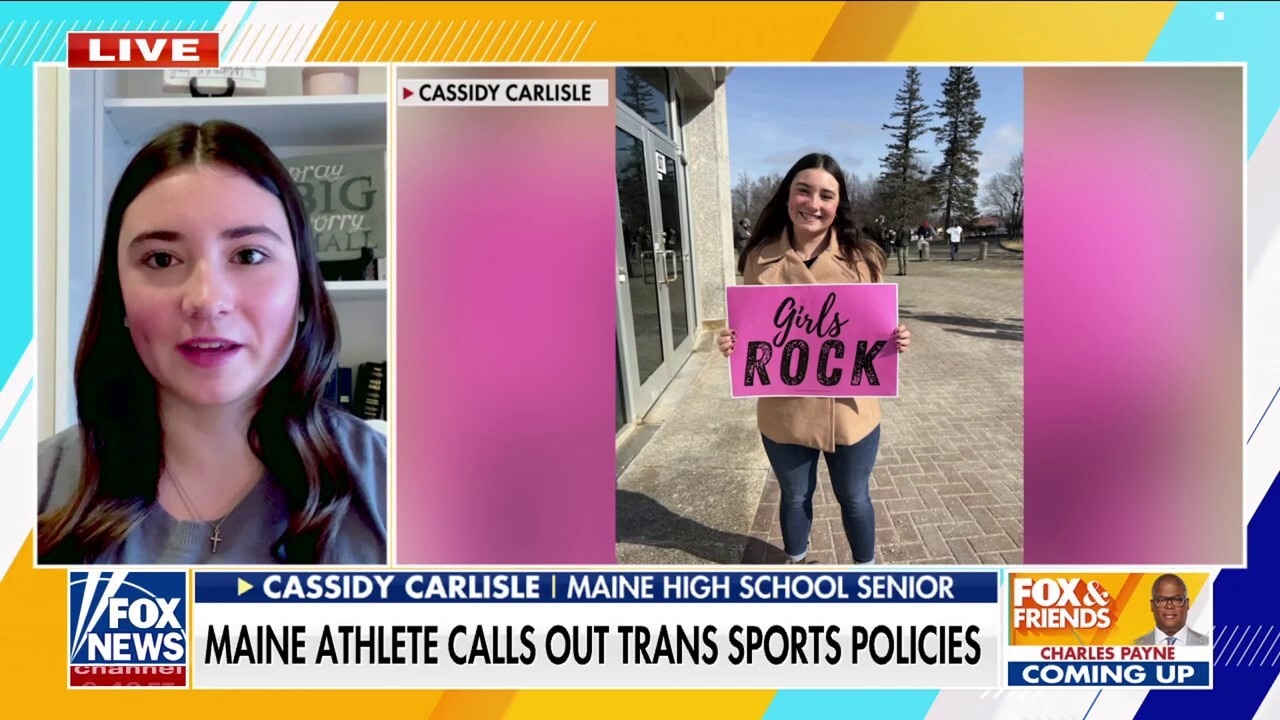 Maine high school student calls out trans athlete policies: 'It's okay to speak up'