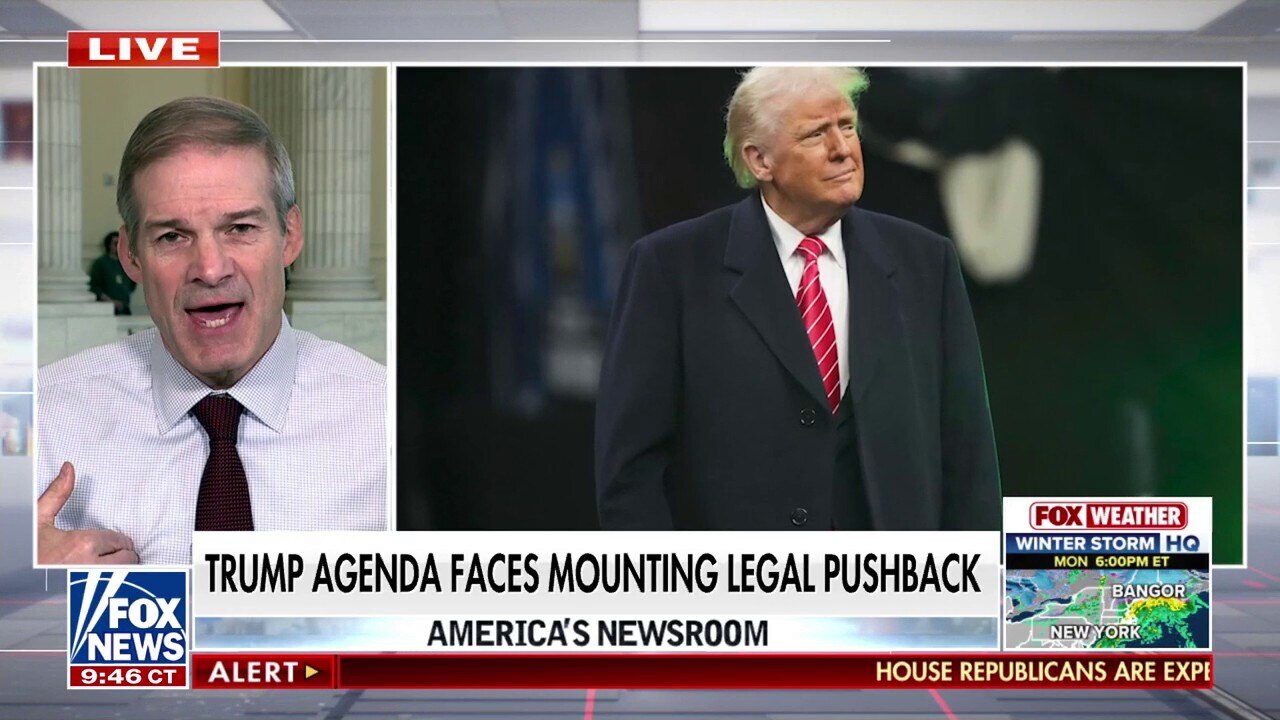 Rep. Jim Jordan calls out judge's 'totally political' deportation flight stance