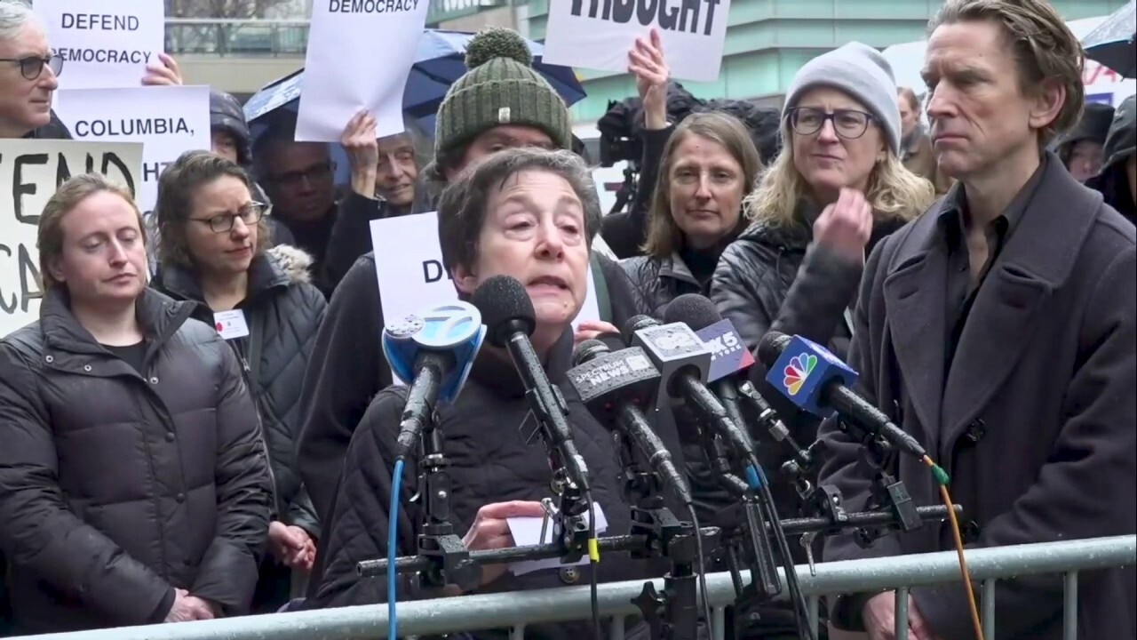 Columbia faculty hold 'emergency vigil' outside gates to protest recent policy changes