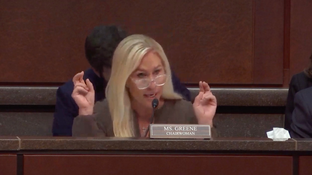 Marjorie Taylor Greene grills NPR CEO over personal views at DOGE hearing