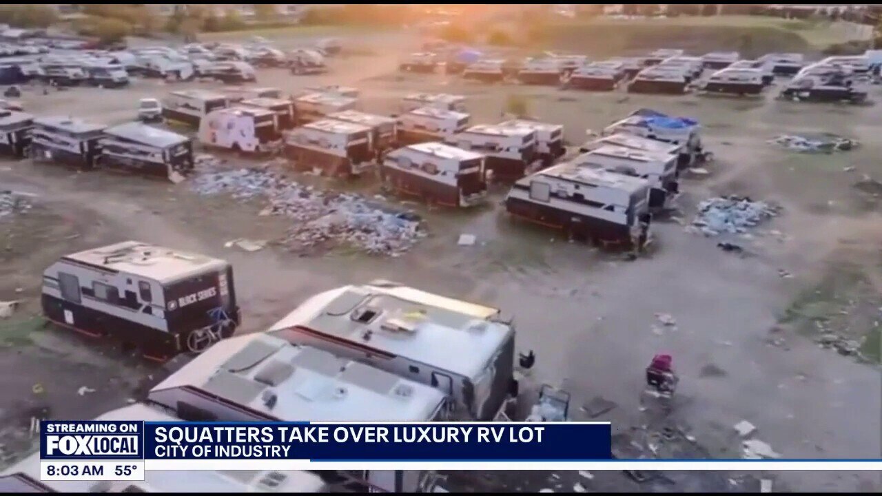Cleanup to begin Wednesday at California RV lot taken over by squatters