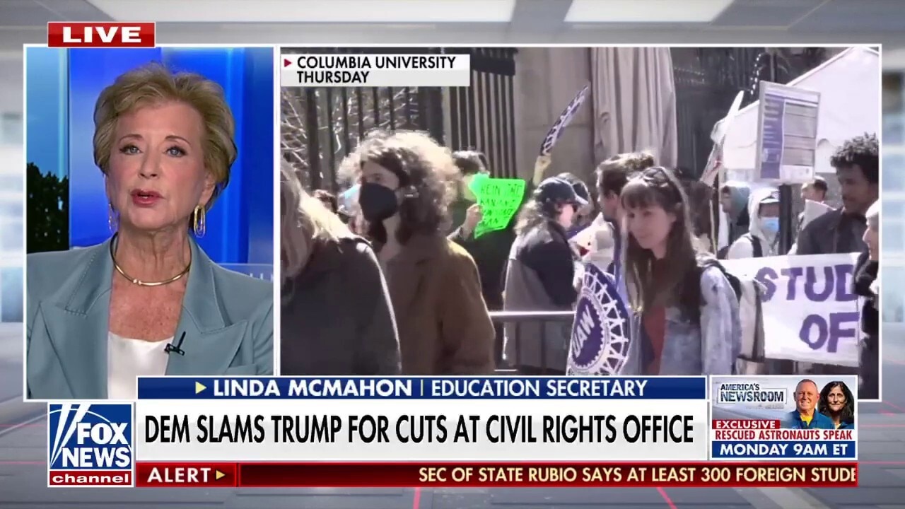 Education secretary vows Trump admin won't 'tolerate' antisemitism on college campuses