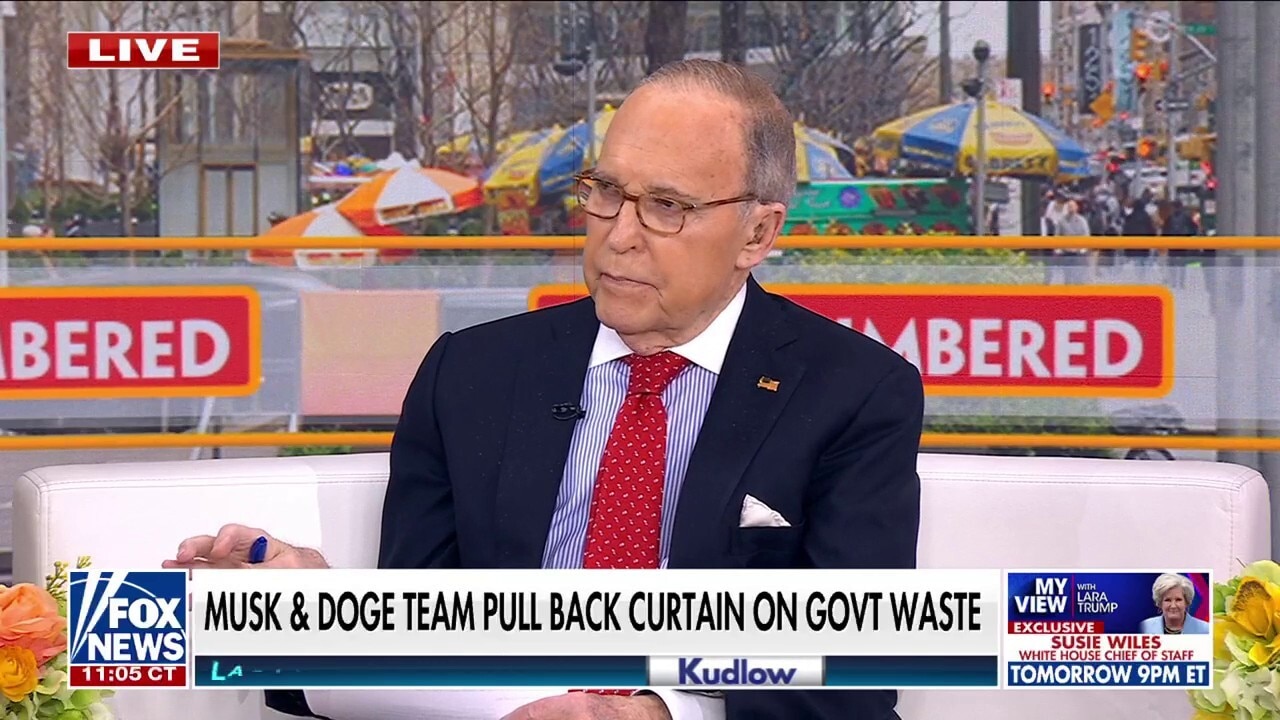 Larry Kudlow: Media won't give Elon Musk credit for trying to save America from bankruptcy