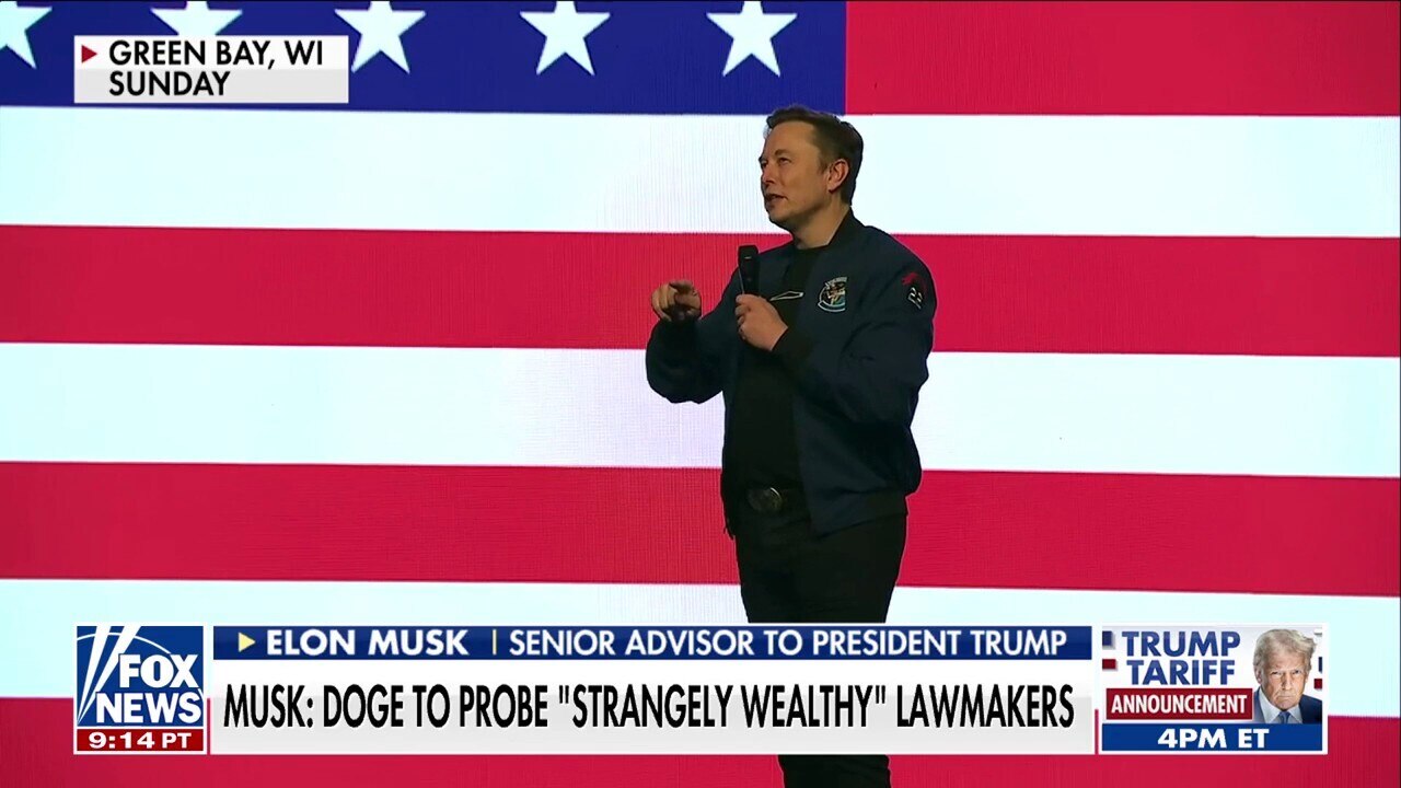 Elon Musk says DOGE will investigate 'strangely wealthy' lawmakers: 'Nobody can explain that'