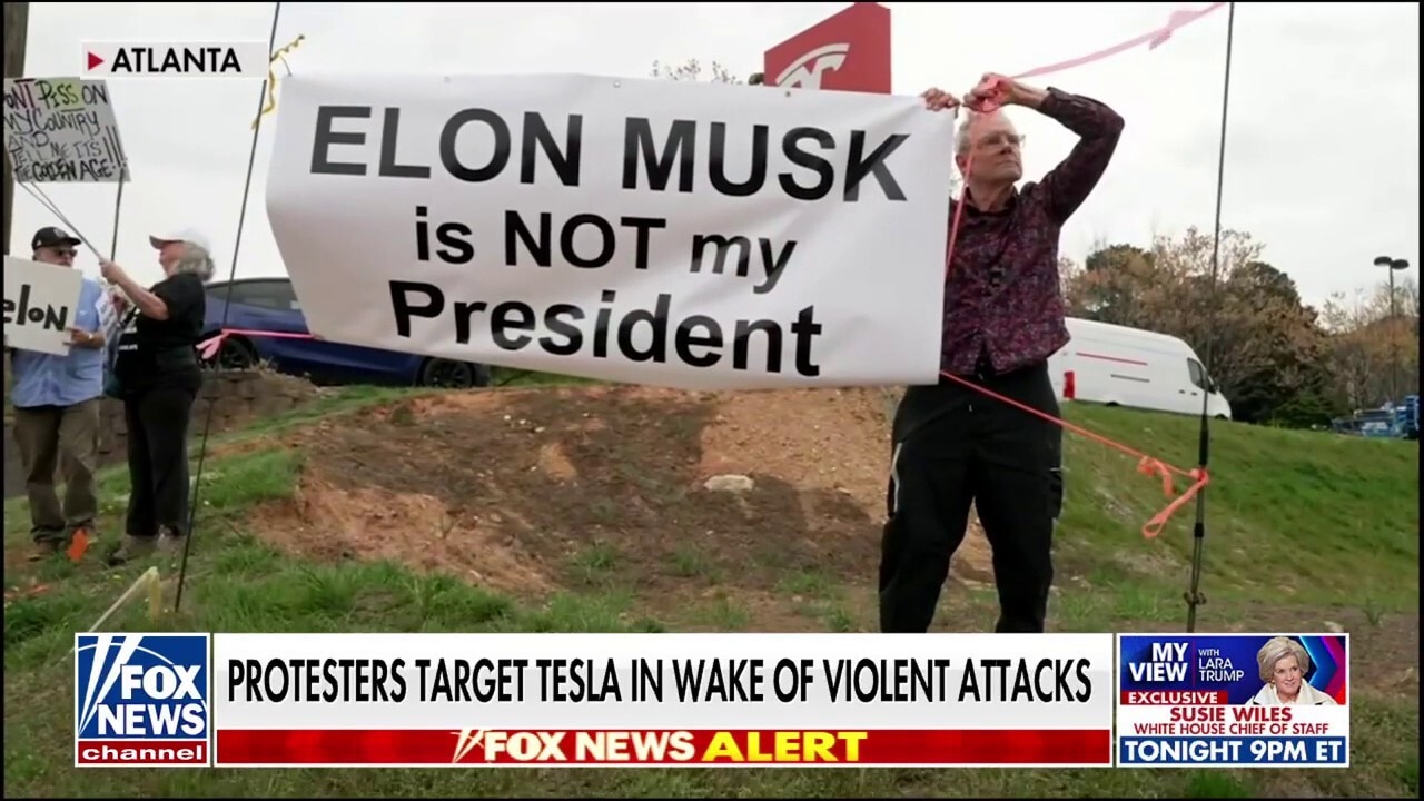 ‘Tesla Takedown’ demonstrations take place amid violent attacks