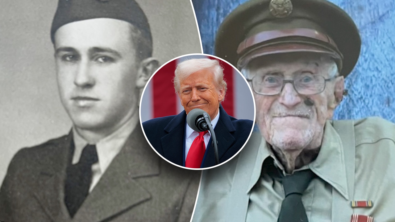 WWII vet invites President Trump to his 104th birthday