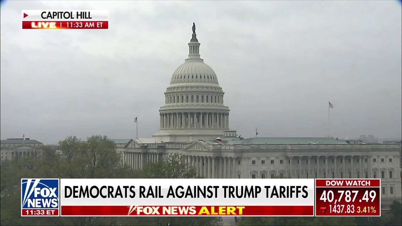 Stock markets crashing in response to tariff announcement