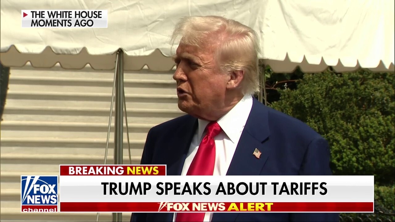 Trump says tariffs are 'going very well'