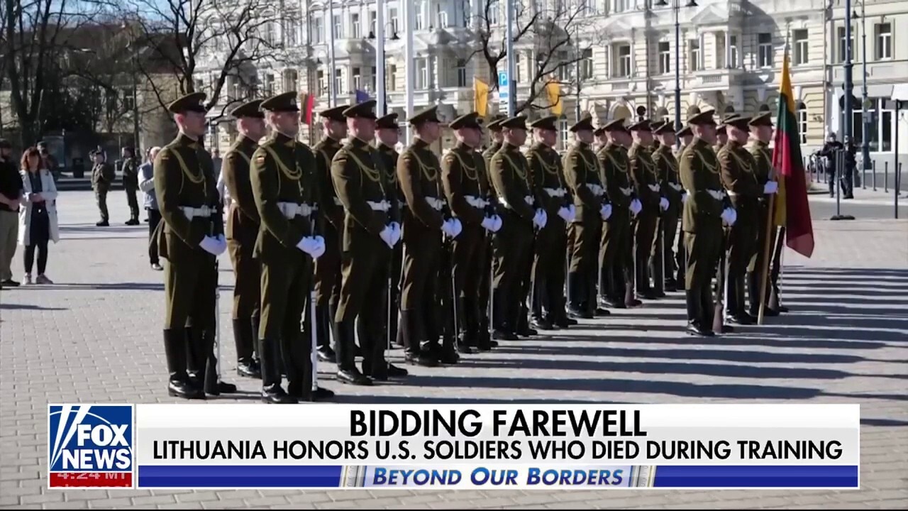 Lithuania honors US soldiers who died during training