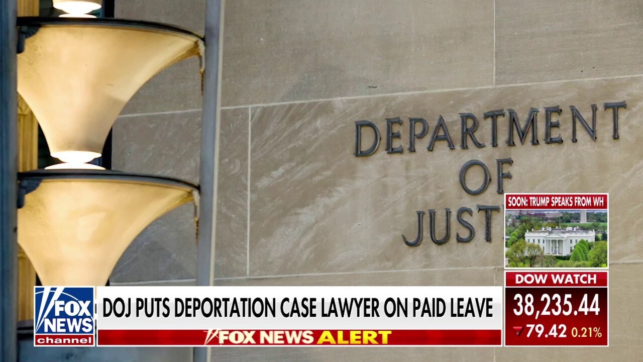  Deportation case lawyer put on paid leave by DOJ