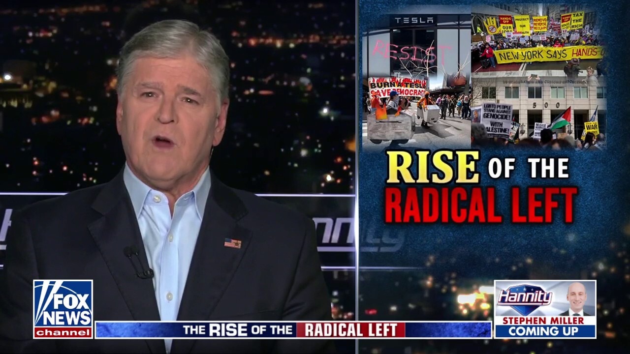 The far-left hatred keeps getting worse and worse: Sean Hannity