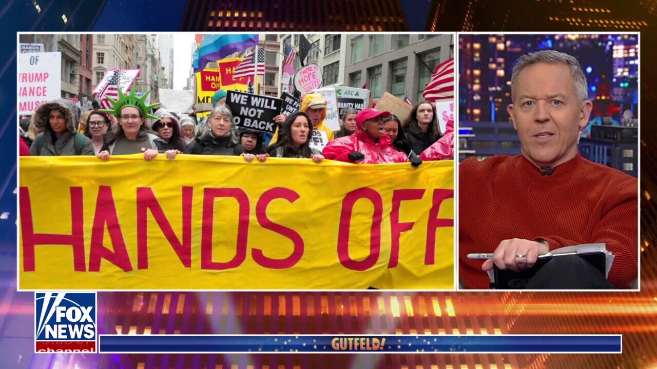 Greg Gutfeld: This is what 'Hands Off' protests are really about 